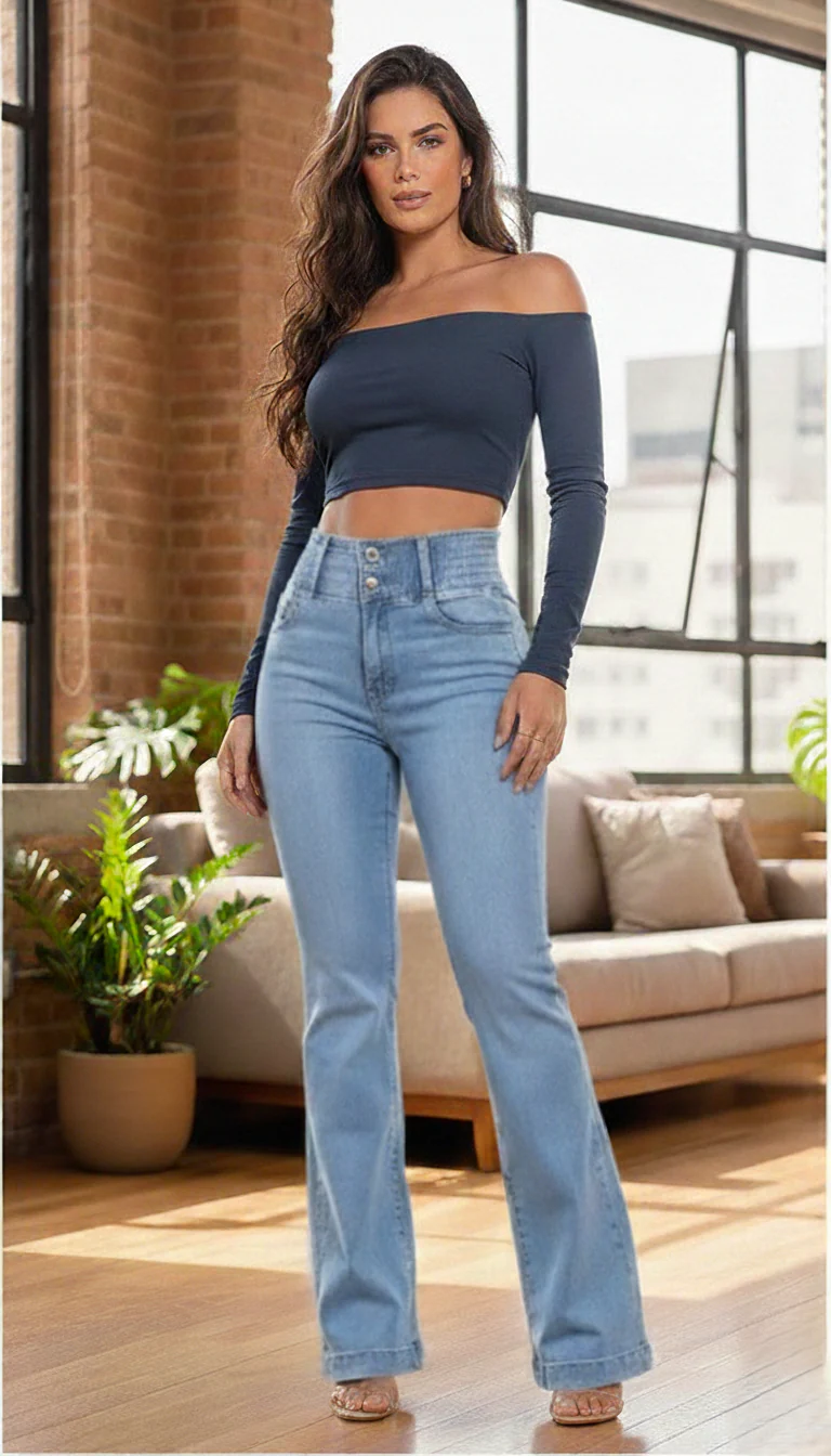Contora™ – High Waist Tummy Control Stretch Flare Jeans + 50% OFF - Image 10