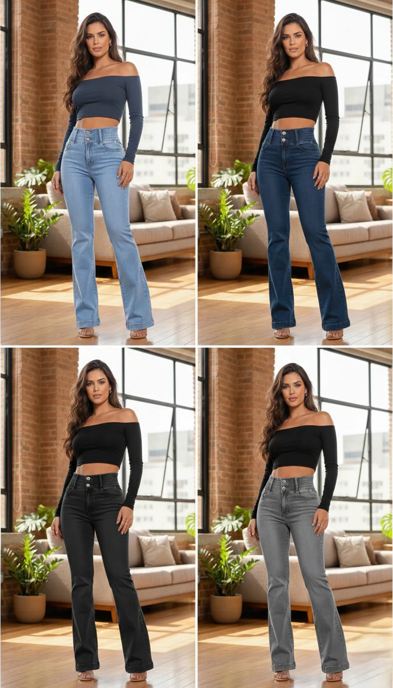 Contora™ – High Waist Tummy Control Stretch Flare Jeans + 50% OFF - Image 7