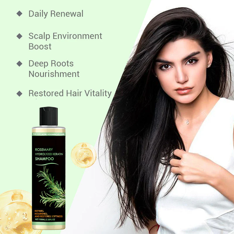 The RoséFlow Repair Shampoo - Hydrolyzed Keratin, Rosemary, and Hair Growth Support + 50% OFF - Image 10