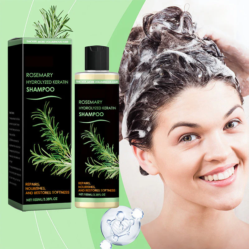 The RoséFlow Repair Shampoo - Hydrolyzed Keratin, Rosemary, and Hair Growth Support + 50% OFF - Image 2