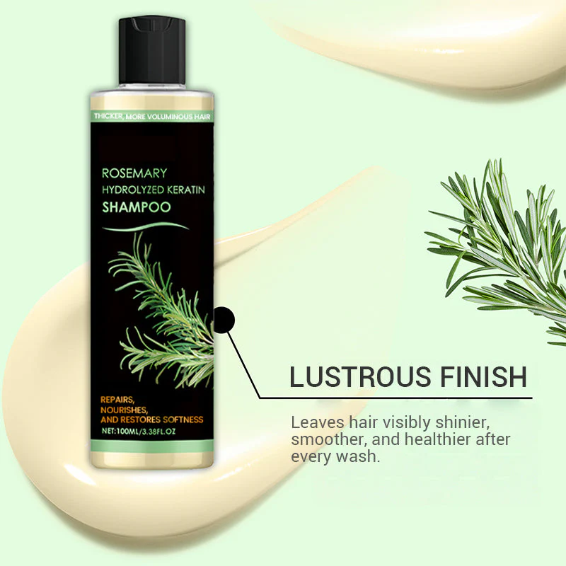 The RoséFlow Repair Shampoo - Hydrolyzed Keratin, Rosemary, and Hair Growth Support + 50% OFF - Image 9
