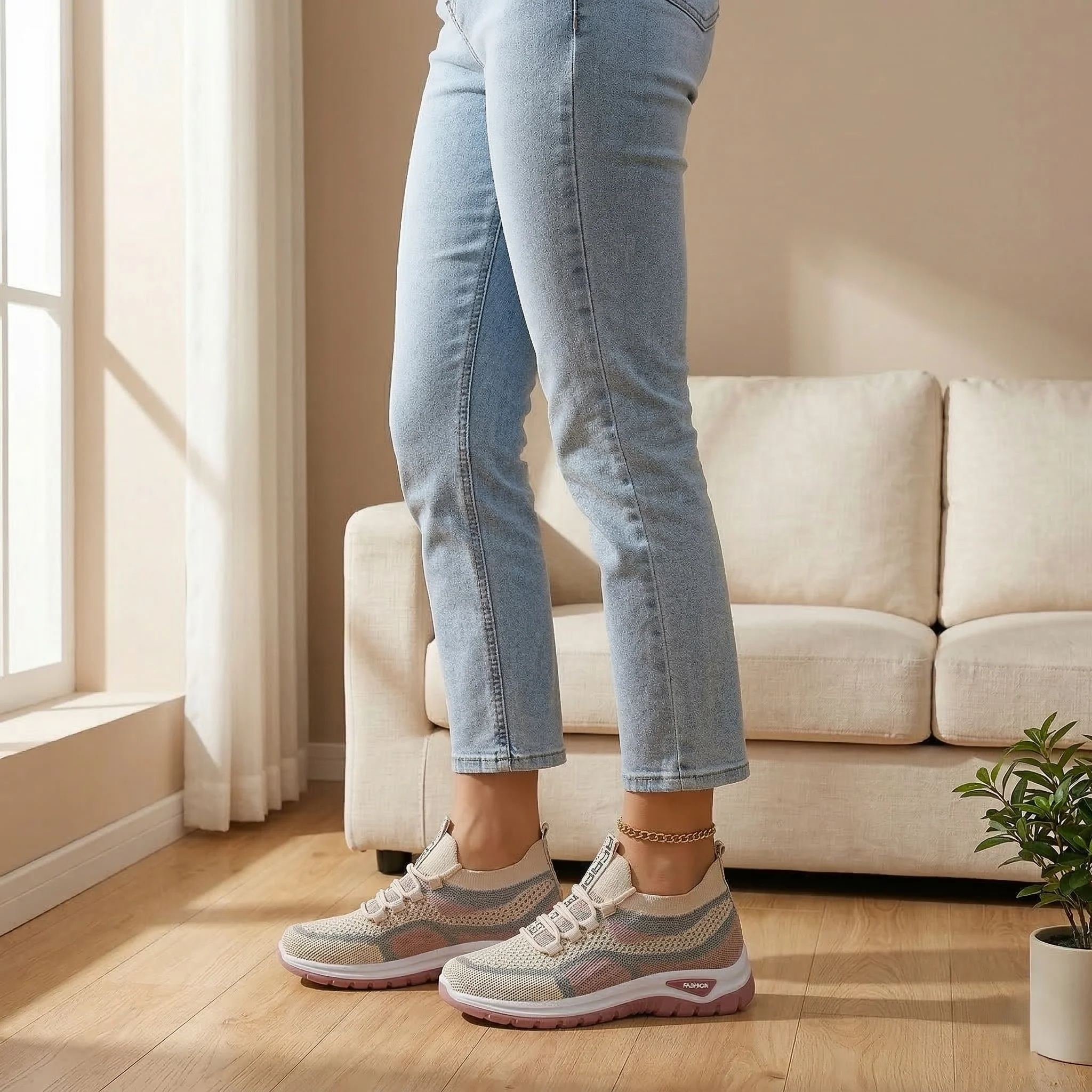 SoleHaven™ – Orthopedic Support, Breathable Mesh Women's Comfort Sneakers + 50% OFF
