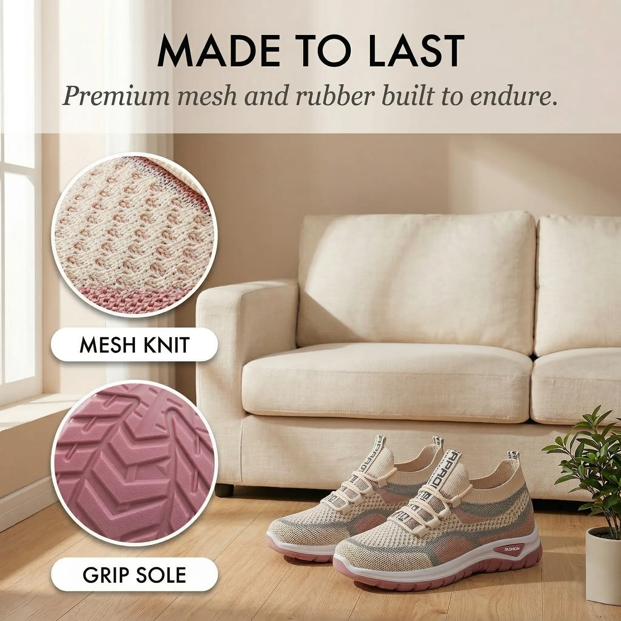 SoleHaven™ – Orthopedic Support, Breathable Mesh Women's Comfort Sneakers + 50% OFF - Image 5