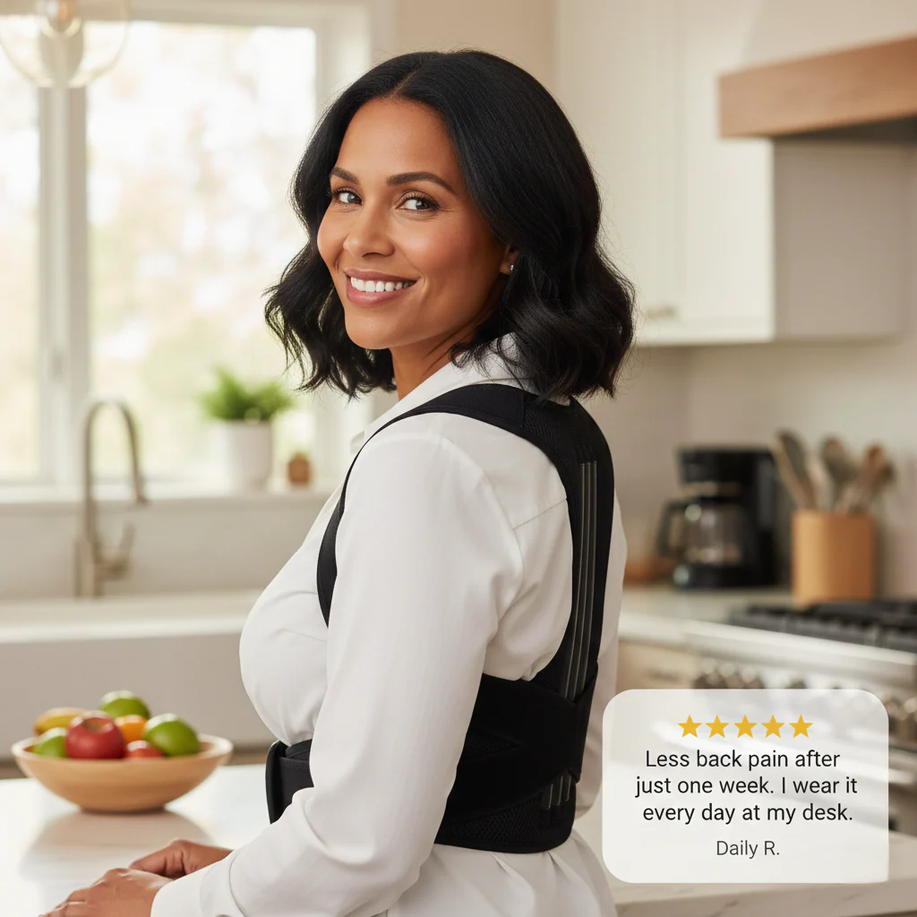 Aligna™ – Metal-Supported Posture Corrector Belt for Back & Shoulder Relief + 50% OFF - Image 6