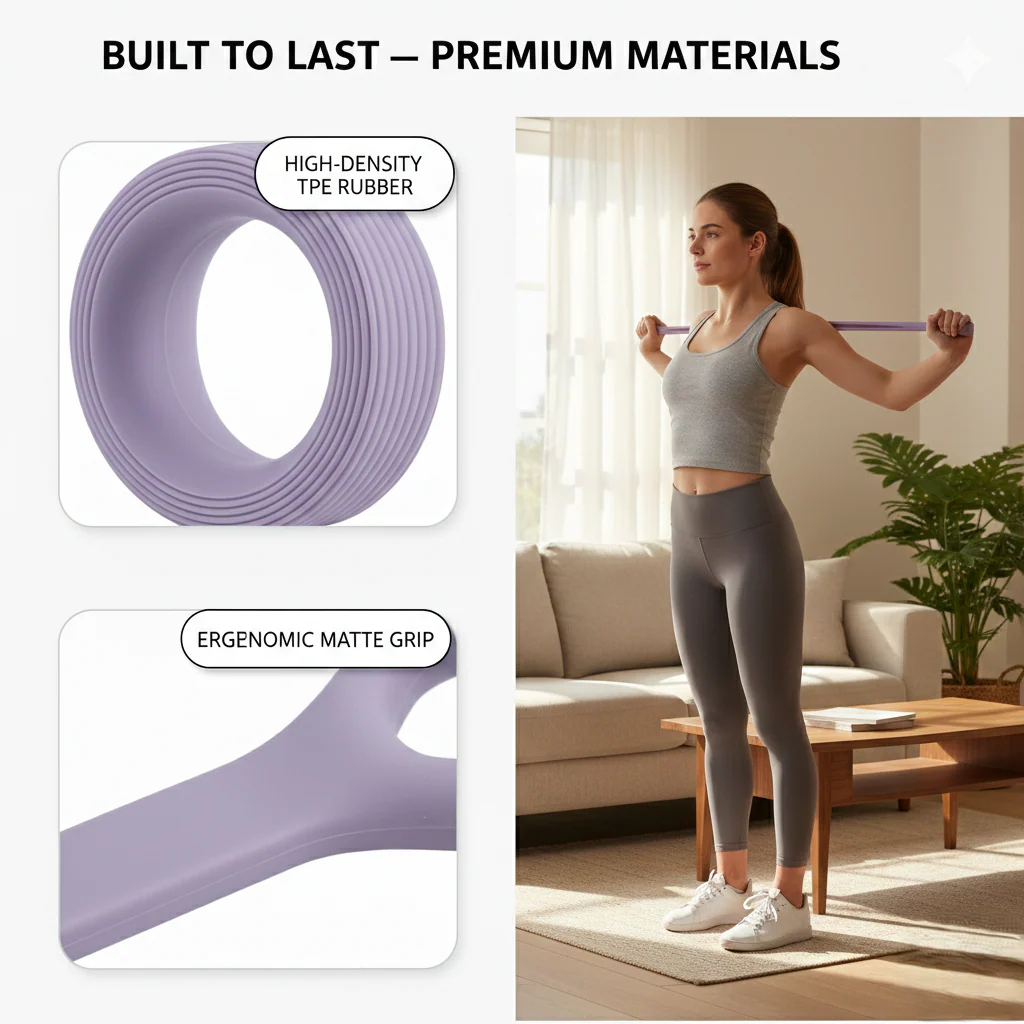 Flexelle™ – Silicone Figure 8 Resistance Band for Arms, Back & Shoulder Toning + 50 % OFF - Image 5