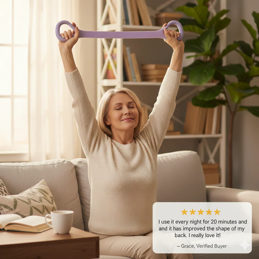 Flexelle™ – Silicone Figure 8 Resistance Band for Arms, Back & Shoulder Toning + 50 % OFF - Image 6