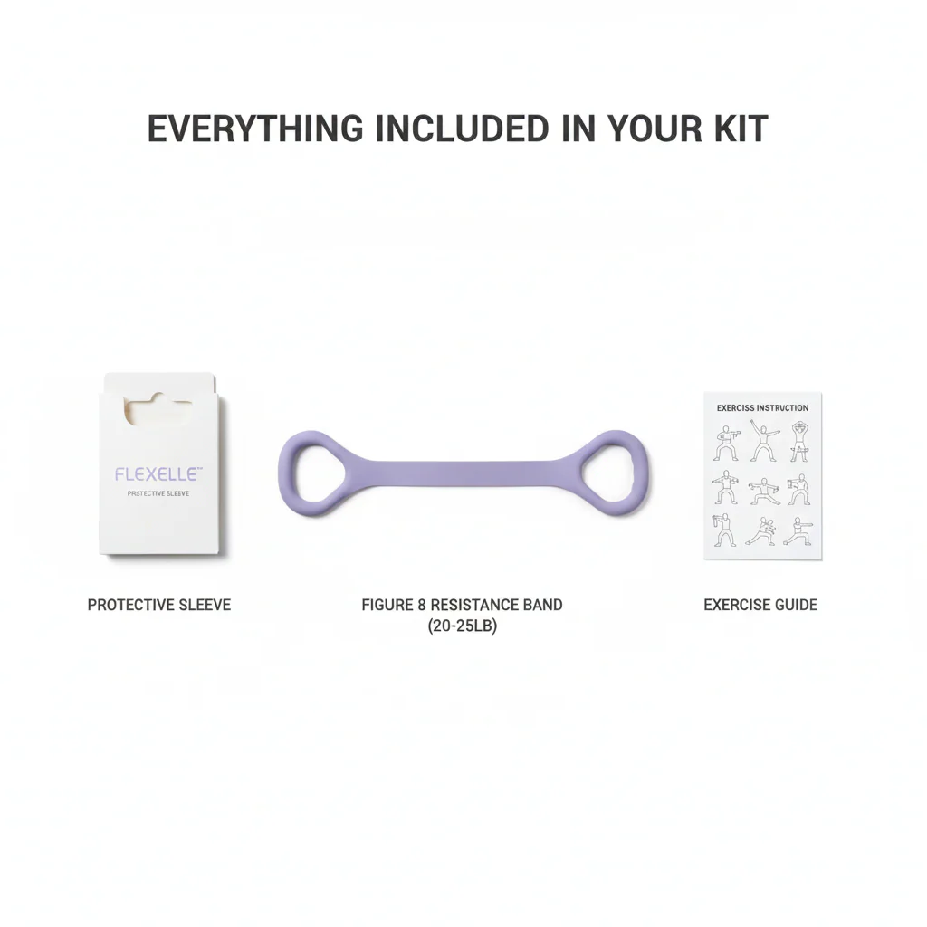 Flexelle™ – Silicone Figure 8 Resistance Band for Arms, Back & Shoulder Toning + 50 % OFF - Image 7