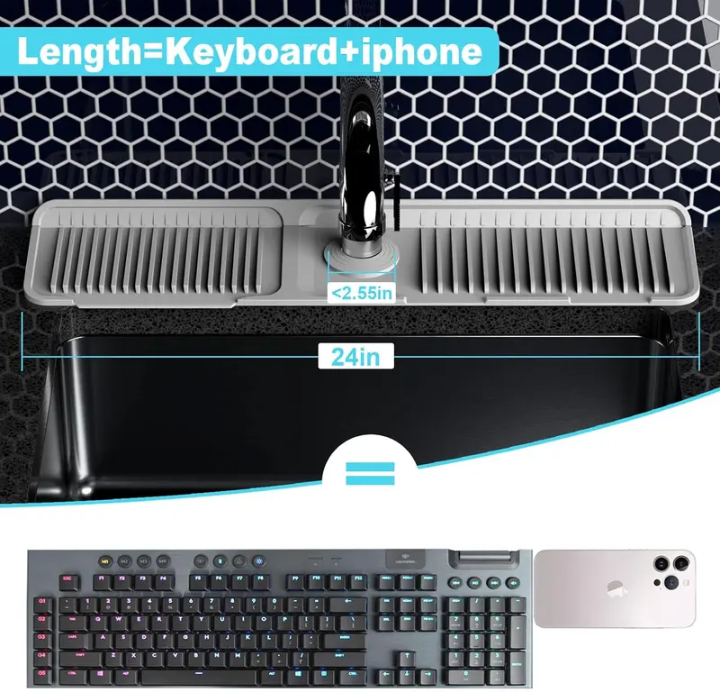 The AquaGuard Splash Mat - A Dry Countertop, Guaranteed + 50% OFF - Image 3