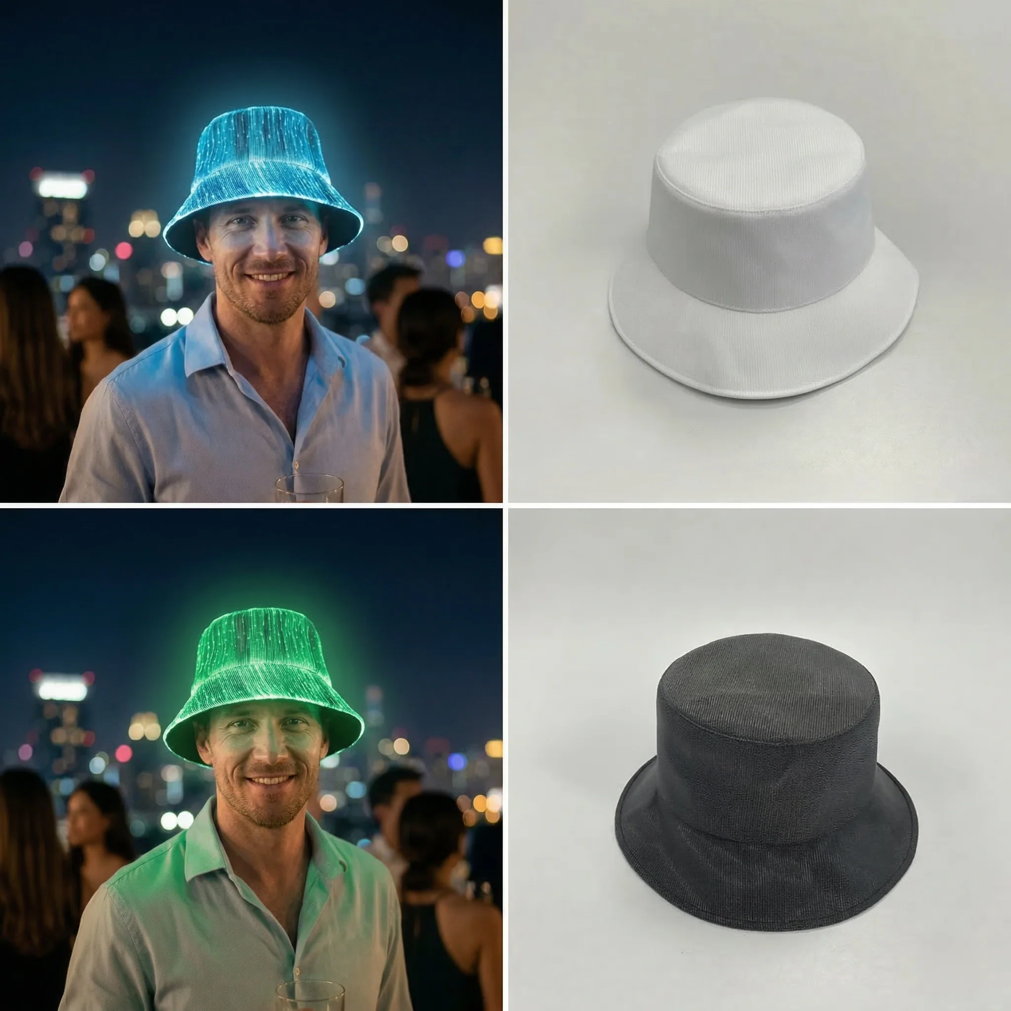 Vylux™ – Fiber Optic LED Bucket Hat | 7 Colors | USB Rechargeable + 50% OFF - Image 8