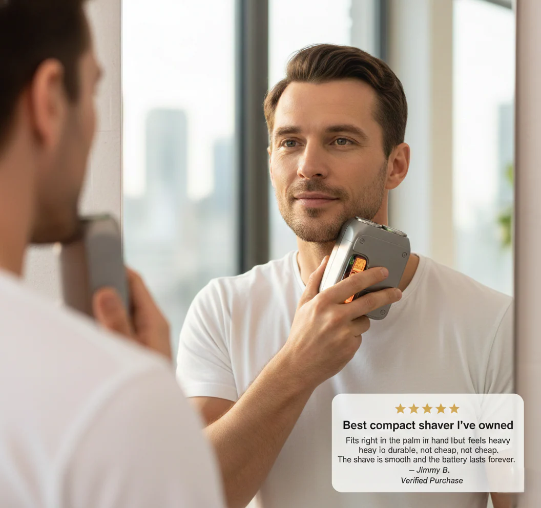 SteelTrim™ Pocket Shaver – Full Power in a Mini Size + 50 % OFF - Image 6