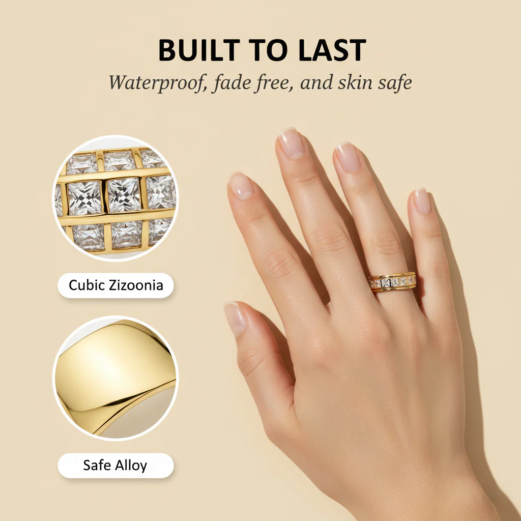 Revelle™ – Sparkling Dual-Spin Anxiety Relief Ring, Waterproof & Fade-Free + Buy 1 Take 1 FREE - Image 5