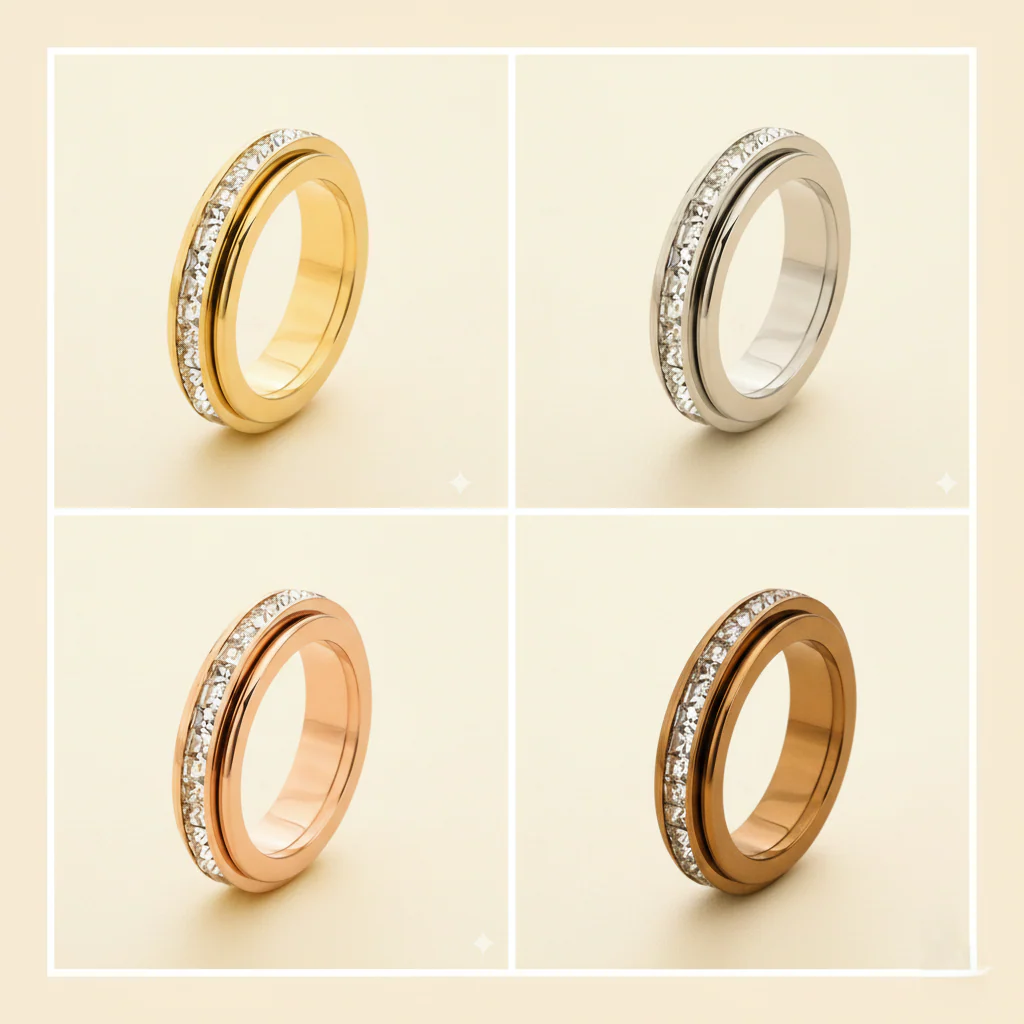Revelle™ – Sparkling Dual-Spin Anxiety Relief Ring, Waterproof & Fade-Free + Buy 1 Take 1 FREE - Image 7